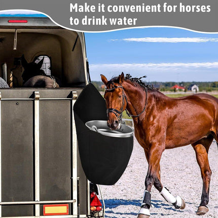 Equestrian Stable Bucket Bag Outdoor Horse Riding Bucket Bag for Horse Supplies