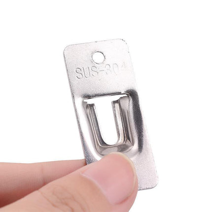90 Degree Stainless Steel Latch Safety Right Angle Sliding Door Lock Door Hasp - Aimall
