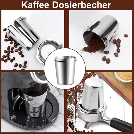 58mm Stainless Steel Coffee Catchers Coffee Maker Handle Accessories Durable Use