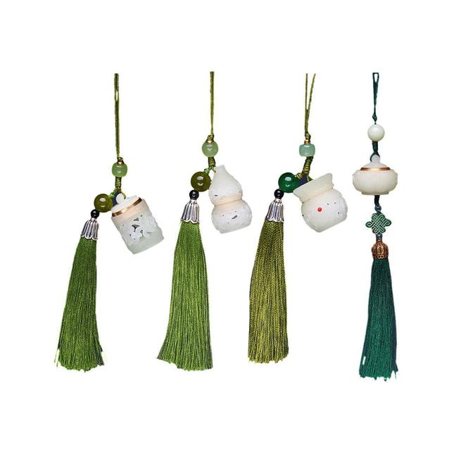 Luminous Stone Chinese Style Key Chain Car Key Chain Key Ring Bag Pendant - Aimall
