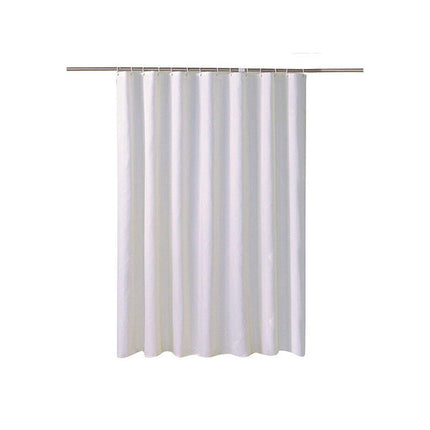 Solid Color Waterproof Shower Curtain Bathroom Decor Resistant Fabric Liner