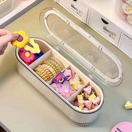 Large Storage Box with Lid Organiser Multi Compartment Organiser Container