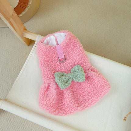 Spring Fall Pet Dog Clothes Cotton Skirt Puppy Dress for Small Medium Large Dogs