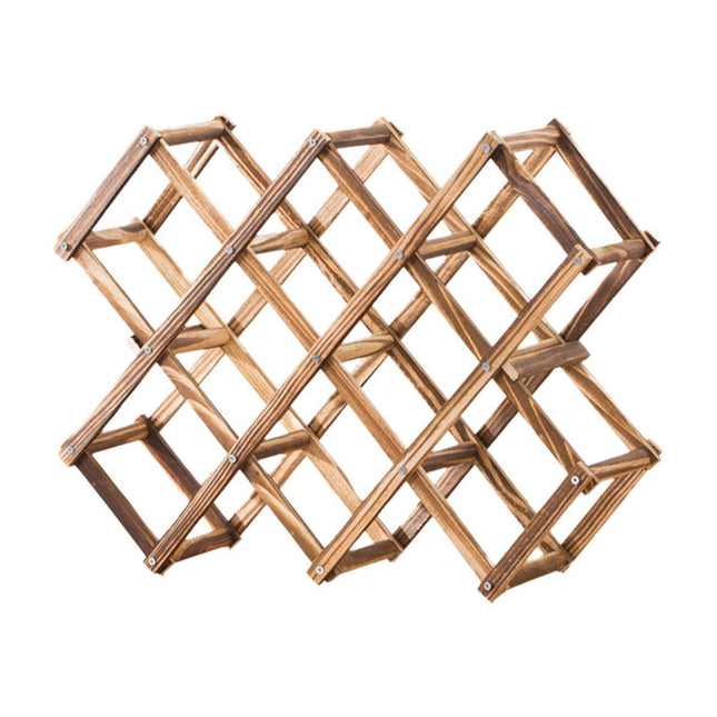 Wooden Wine Rack Storage Shelf Wine Display Stand Bottle Holder for Kitchen Bar