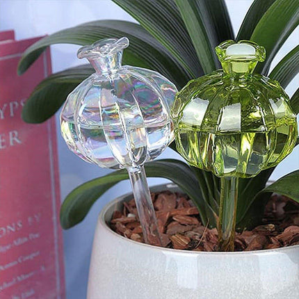 2PCS Automatic Glass Watering Cactus Plant Flower Self Drip Irrigation Tool