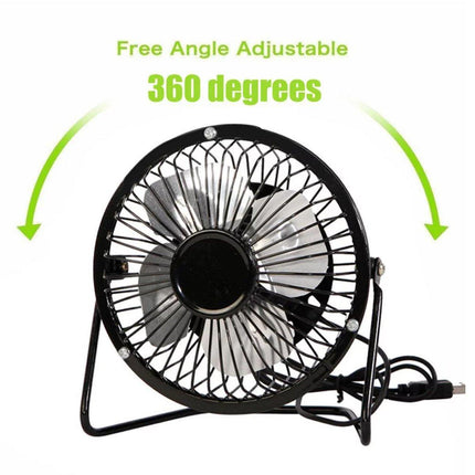 USB Powered Portable Mini Desk Fans Quiet Small Personal Table Cooler Fan