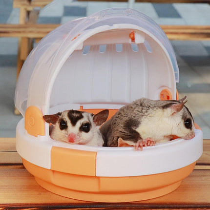 UFO Hamster Cage Portable Outside Cage for Small Pet Golden Bear Supplies