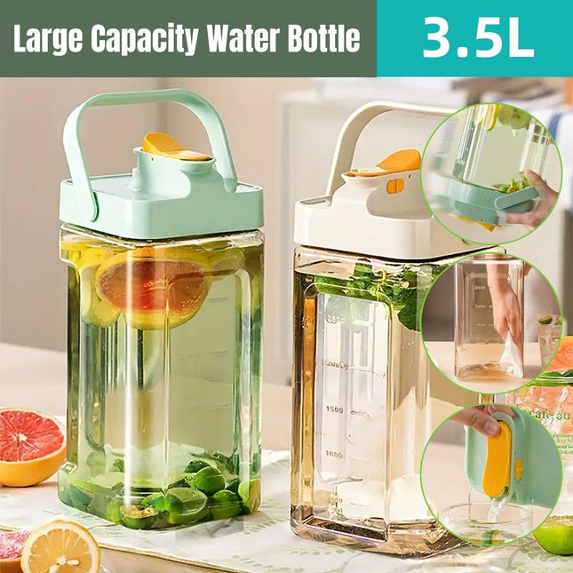 Large Capacity 3.5L Cold Water Kettle Home Use Beverage Dispenser Jug Mug