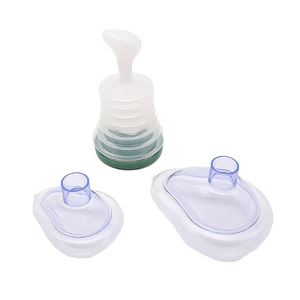 Respiratory Trainer Suffocation Emergency Rescue Mask Heart And Lung Device