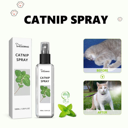 Catnip Spray Relieves Cat Anxiety Boosts Vitality Pet Health Care Natural Spray
