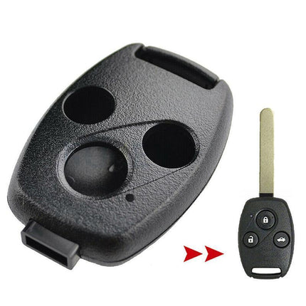 Car 3-Button Key Remote Case Shell Fob For Honda Civic Accord CRV Integra Legend - Aimall