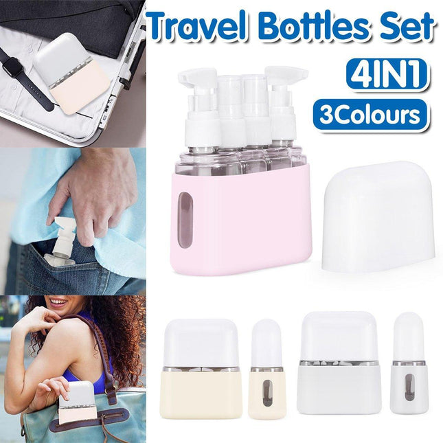 Mini Shampoo Dispenser Portable Travel Bottle SetTravel Bottles for Toiletries
