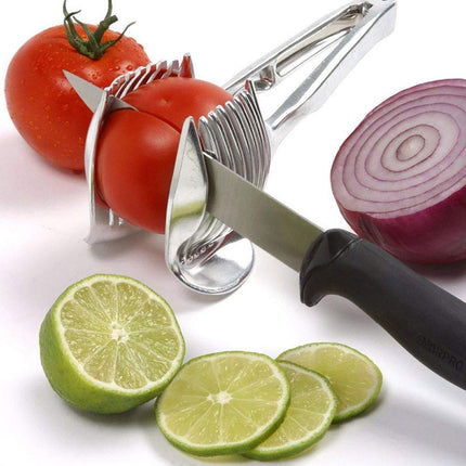 Multifunctional Lemon Tomato Fruit Slicer Cutter Tool with Handle for Household