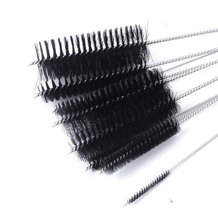 10Pcs Nylon Straw Brush Cleaner Bottle Tube Pipe Small Long Cleaning - Aimall