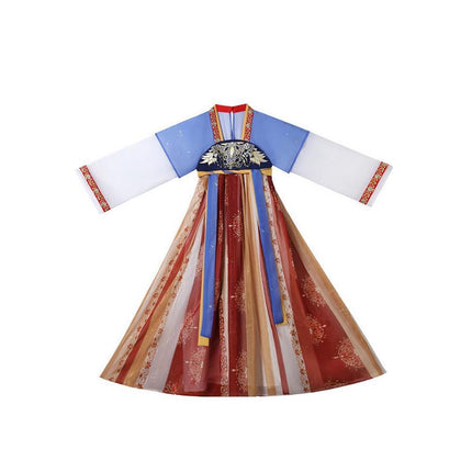 Girl Hanfu Spring And Autumn Book Ancient Clothes Chinese Style Children Hanfu - Aimall