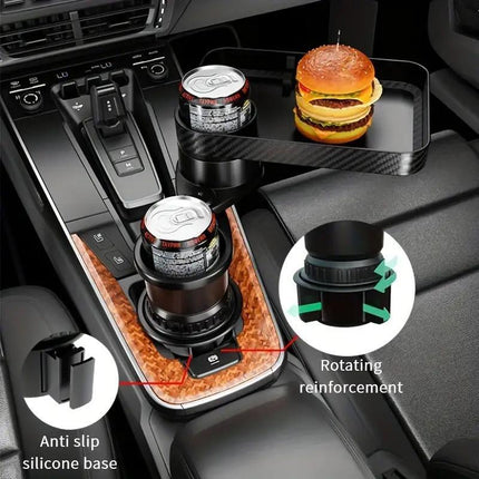 Car Tray Cup Holder Rotatable Drink Holder Mobile Phone Holder Car Organization