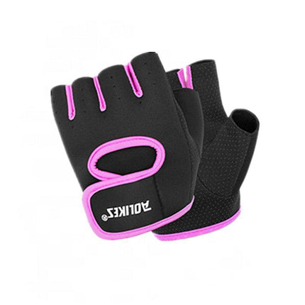 M Size Sports Gloves Weight Lifting Exercise Training Workout Bike Riding Men Women - Aimall