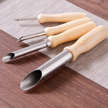 4Pcs Lightweight Clay Tools Set for DIY Polymer Clay and Pottery Crafting