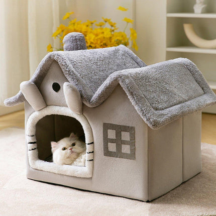 Removable Washable Pet House Four Seasons Cat Enclosed House