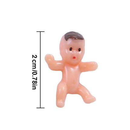 200PCS Mini Plastic Figurines for Party Games and Shower Decorations