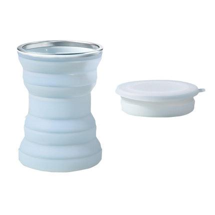 Silicone Folding Travel Mug Portable Retractable Collapsible Mug Outdoor Camping