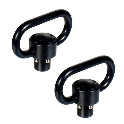 2PCS for Rifle Slings QD Sling Quick Detach Flush Push Button Swivel Mount - Aimall