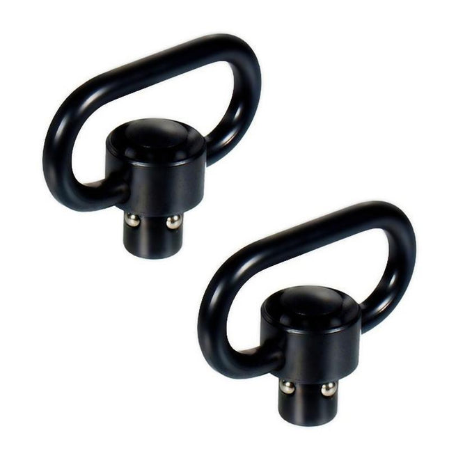 2PCS for Rifle Slings QD Sling Quick Detach Flush Push Button Swivel Mount - Aimall