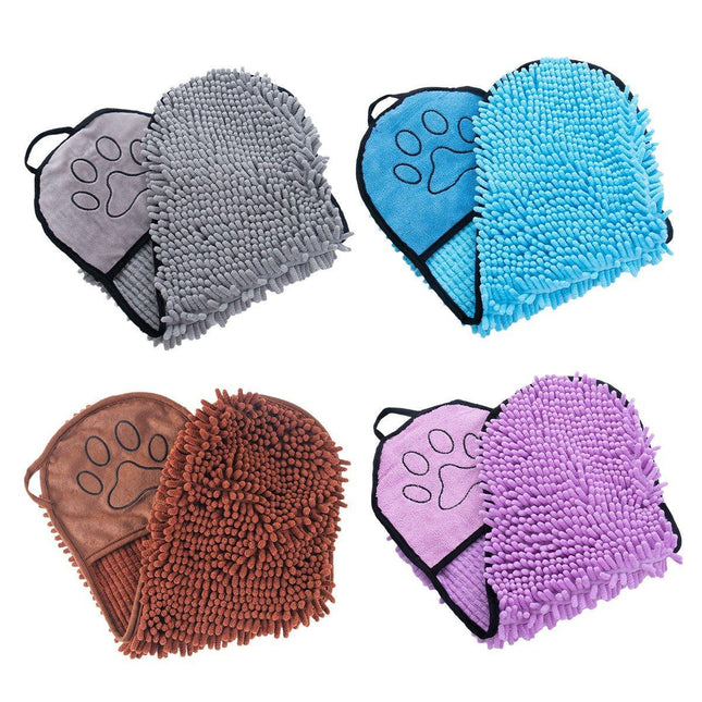 Quick Drying Pet Bath Towel Fast Absorbent Dog Cat Cleaning Towel for Grooming