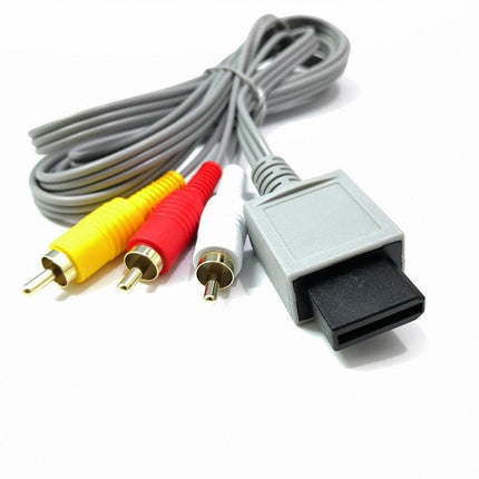 Audio Video RCA Cable High Quality Lead for Nintendo Wii Wii U & Mini Console - Aimall