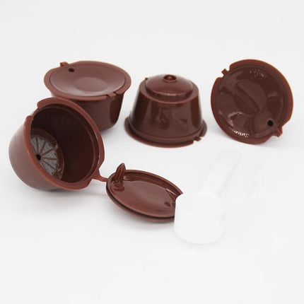 2 Sets Coffee Filter Pod dolce gusto Nescafe Capsule Cup Reusable Pod Refillable - Aimall