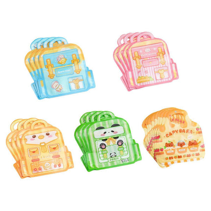 25pcs Cute Candy Ziplock Bags Snacks Biscuits Food Storage Cartoon Gift Bags
