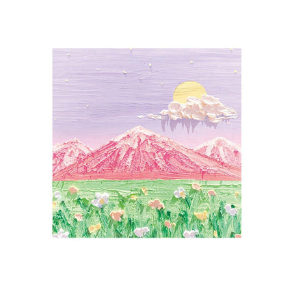 800 Sheets Colorful Oil Painting Sticky Notes Memo Pads Self-Adhesive Notes