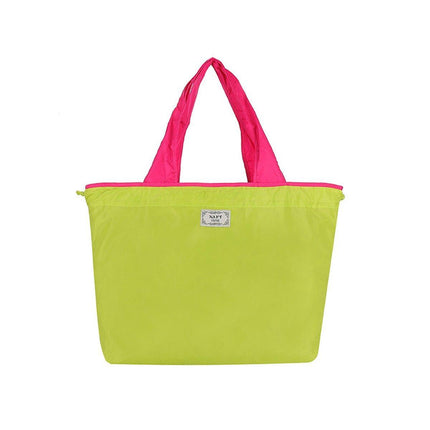 Ultra-Light Foldable Large Capacity Portable Shopping Bag with Drawstring Mouth