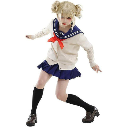 Anime My Boku no Hero Academia Himiko Toga Cosplay Costume JK School Uniform AU