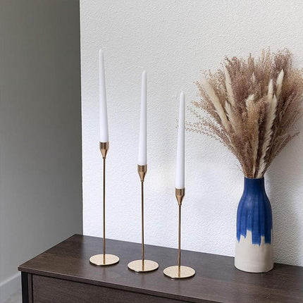 Set of 3 Decorative Candlestick Holder Candle Stand for Wedding / Dinner / Party