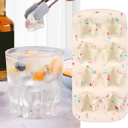 Silicone Ice Cream Mold Five-Star Chocolate Cookie Mold for Homemade Treats