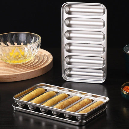 2PCS Stainless Steel Sausage Molds DIY Meat Ham Maker for Baby Food Tool