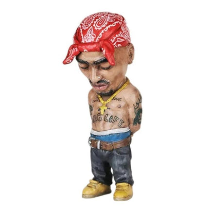 New Rapper Star Cool Hip Hop Guy Ornaments Creative Desktop Statue Home Decorate - Aimall