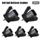5pcs Three Claw Golf Ball Picker Portable Golf Ball Retriever Picker Tool Set