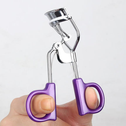 2024 Professional Handle Eyelash Curler Makeup Tool Easy Grip Long Lasting Curl - Aimall