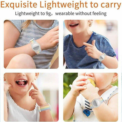 For Apple AirTag Case Protective Cover Wristband Nylon Air Tag Band Anti-lost L Size - Aimall