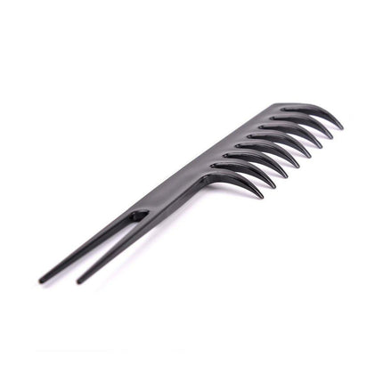 10PCS Hair Styling Cutting Comb Set Plastic Pointed Tail Comb with Steel Needle