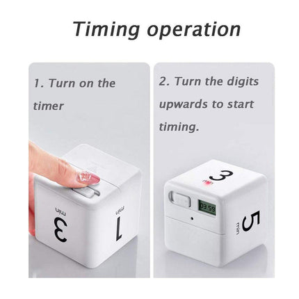 Cubic Timer for Students Time Management Study Exercise Reminder Tool Adjustable