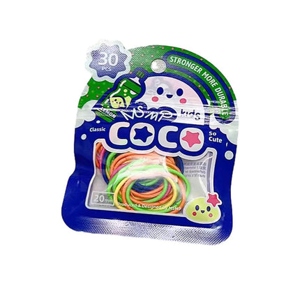 Colorful Small Hair Ties for Children's Hairstyles