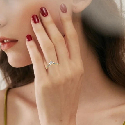 Fashion Oval Ring Simple Elegant Design Jewellery for Women Stylish Accessories