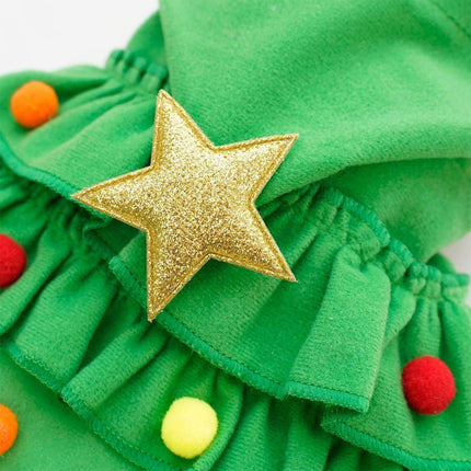 Christmas Pet Cape Shawl Winter Holiday Dog Cat Costume Cloak Apparel Outfit