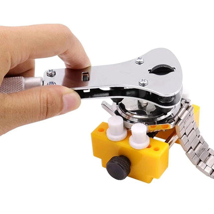 Watch Repair Back Case Opener Wrench Screw Cover Remover Tool Kit