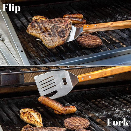 5 in 1 BBQ Spatula Grill Tool Multifunction Cooking Utensil Outdoor Accessories