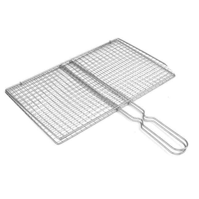 Bbq Fish Grilling Basket Grill Camping Net Meat Vegetable Cooking Kitchen Tool - Aimall