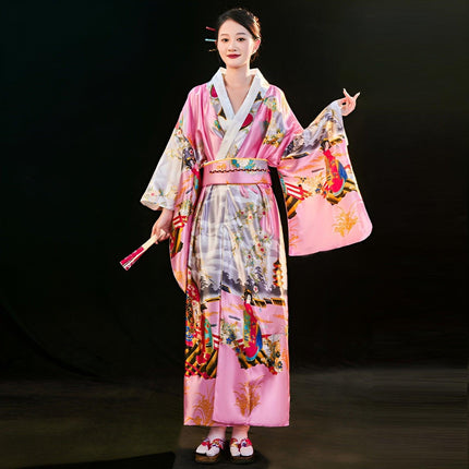 kimono Japanese lapel large size cardigan female formal dress Halloween - Aimall
